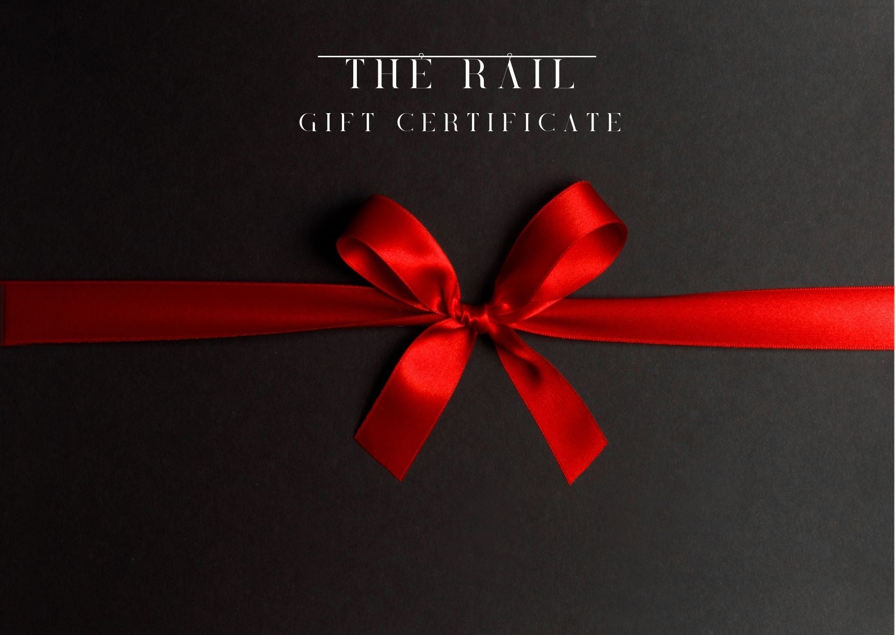 The Rail Clothing Gift Card