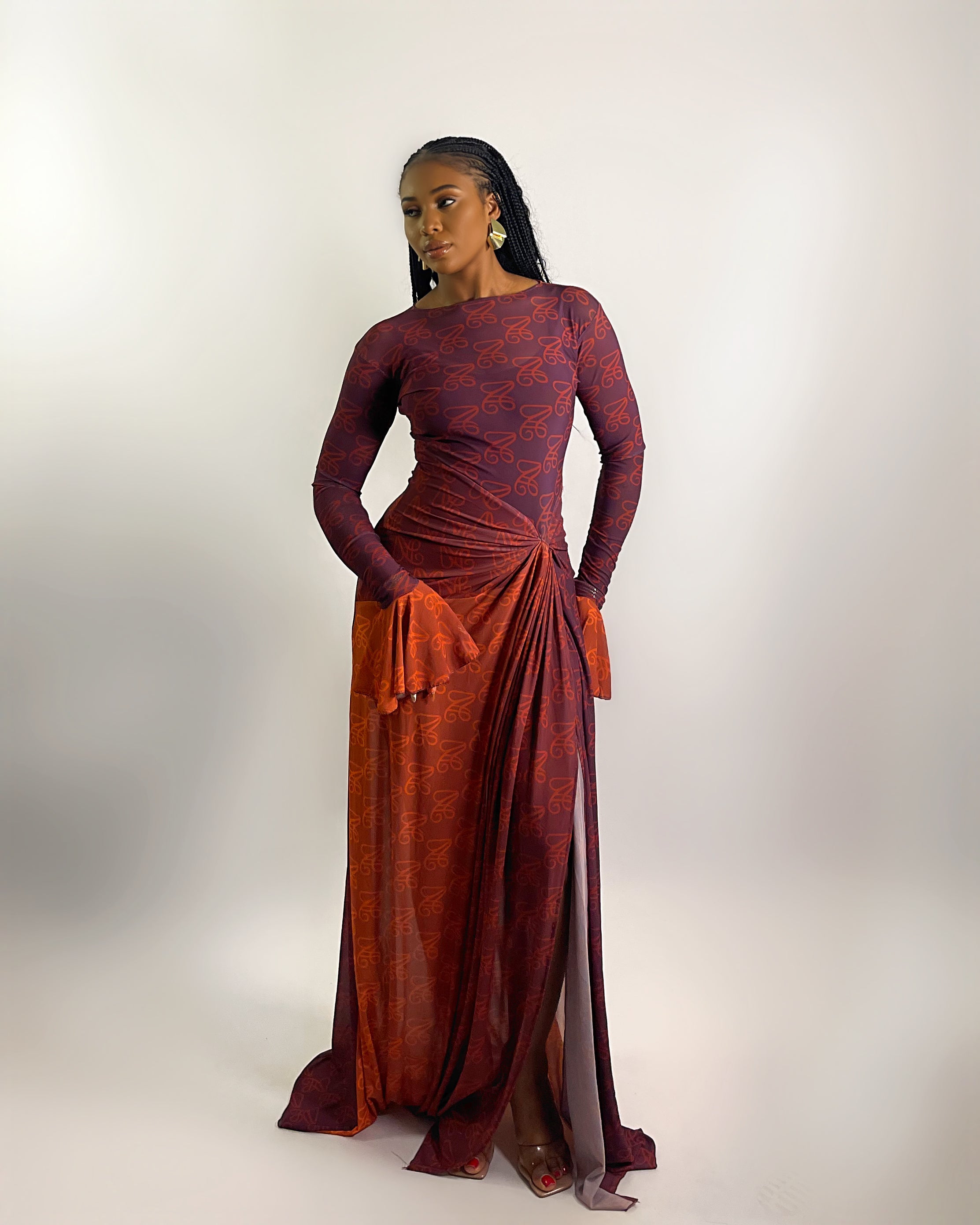 Riviera Dress (TR Custom Print)