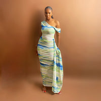 Tahiti Mesh Dress (Green)