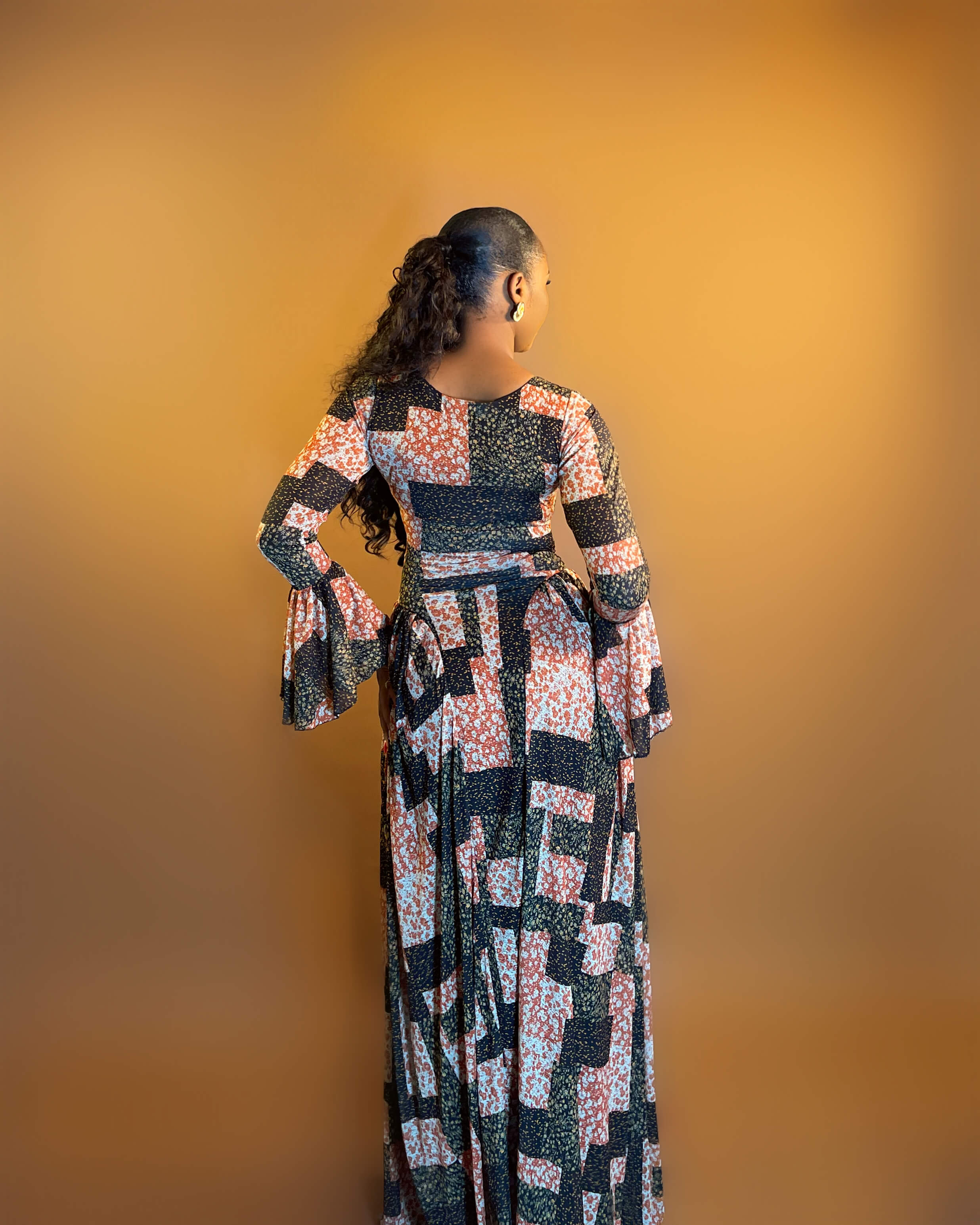 Aubrielle Dress (Patch Mirage)