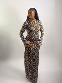 Tomi Dress (Prism Swirl)