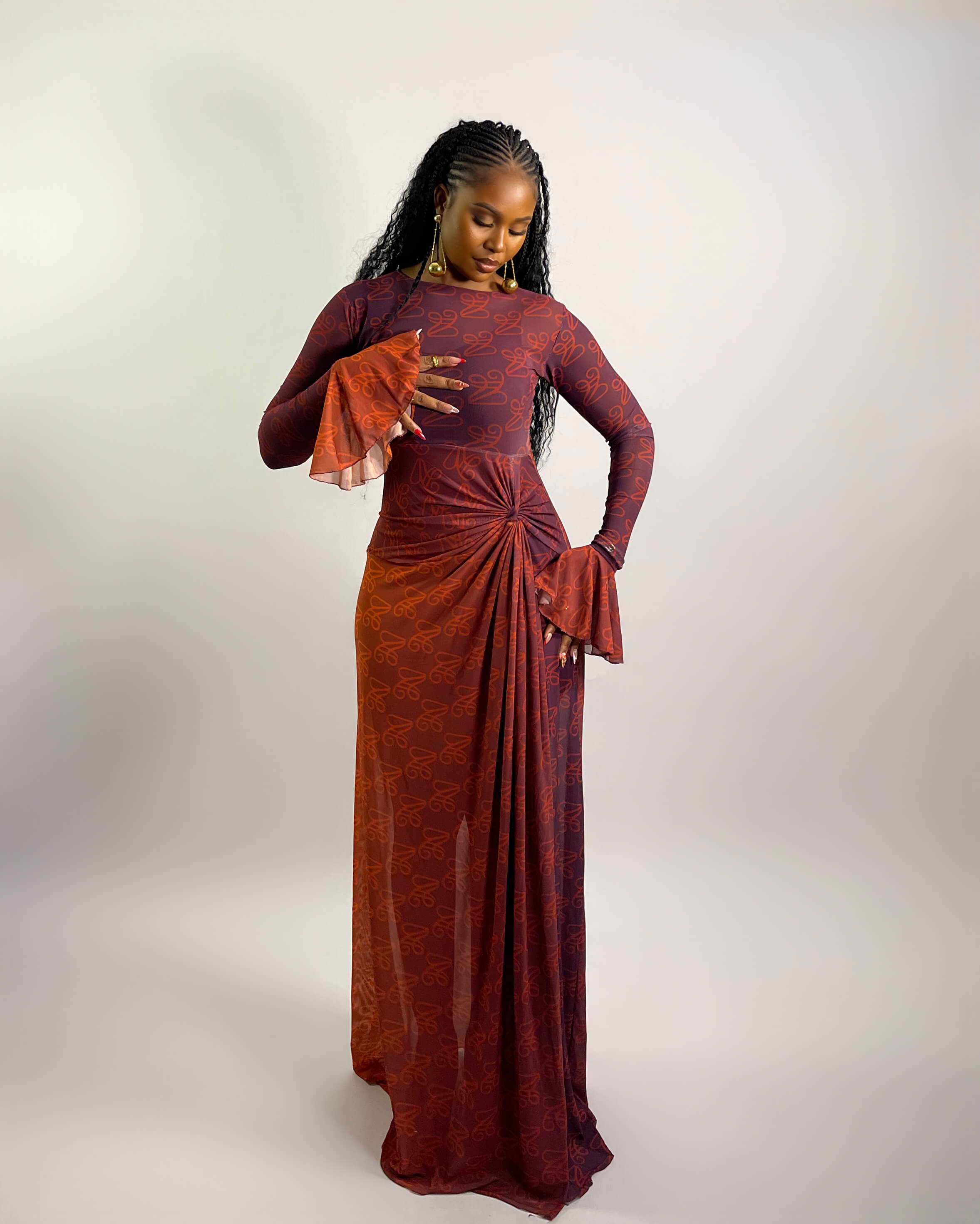 Riviera Dress (TR Custom Print)