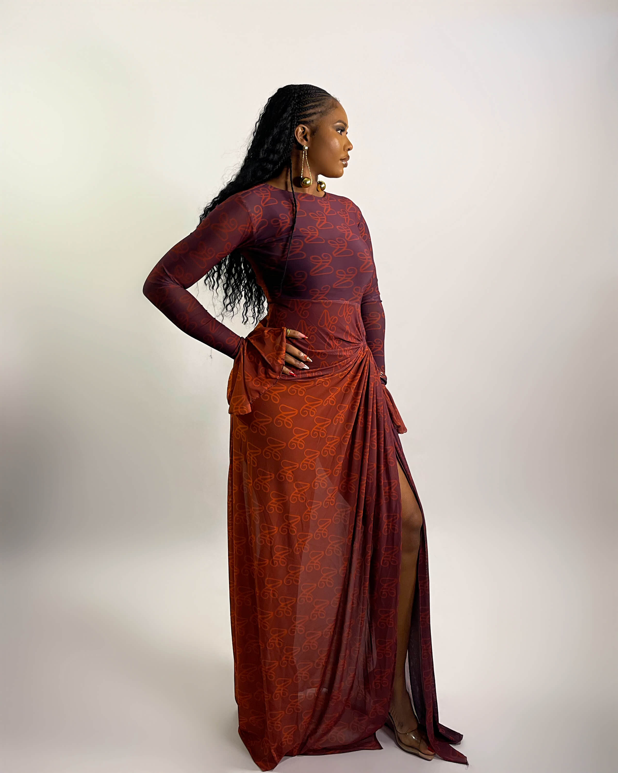 Riviera Dress (TR Custom Print)