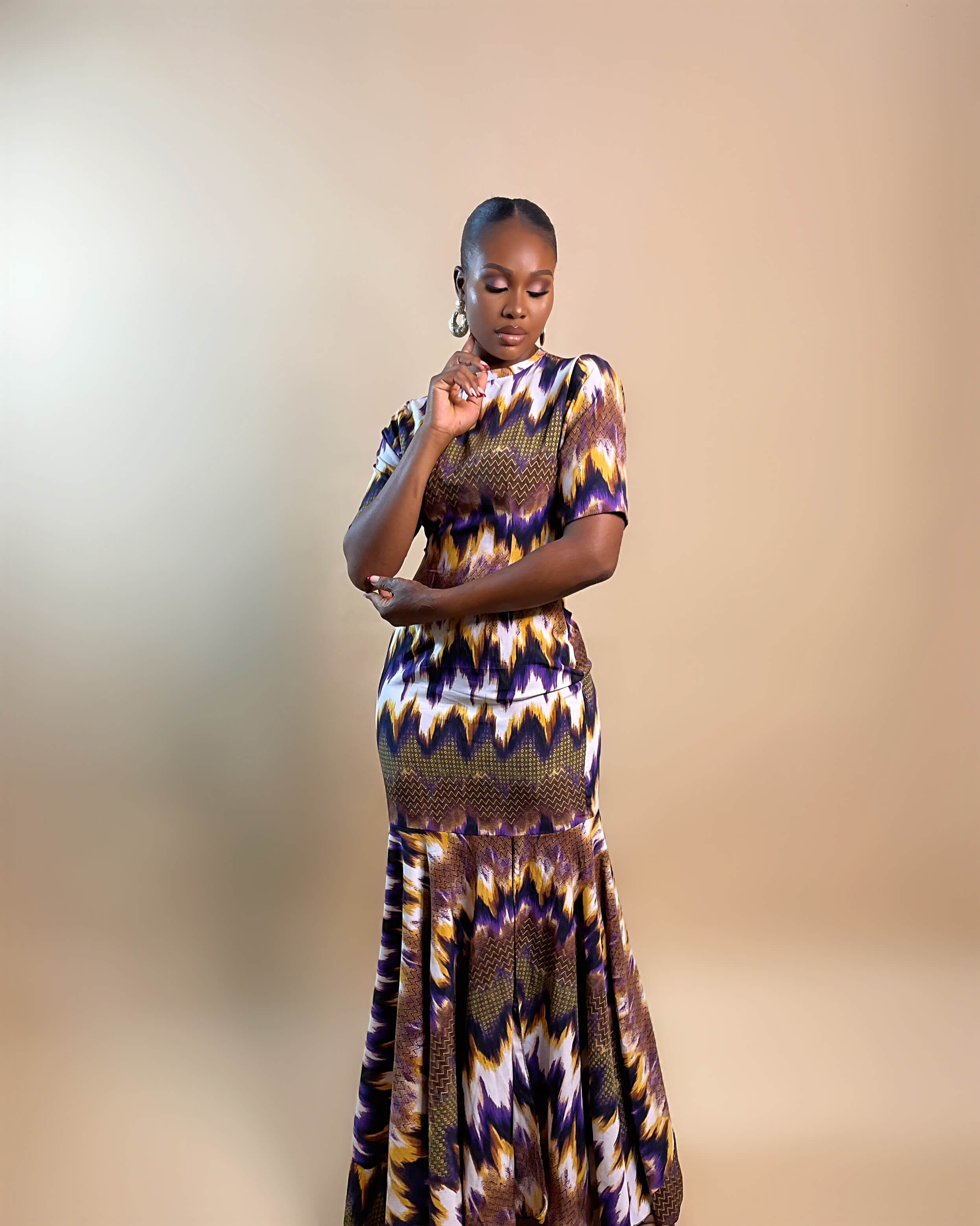 Ayo Maxi Dress (Royal Mirage)