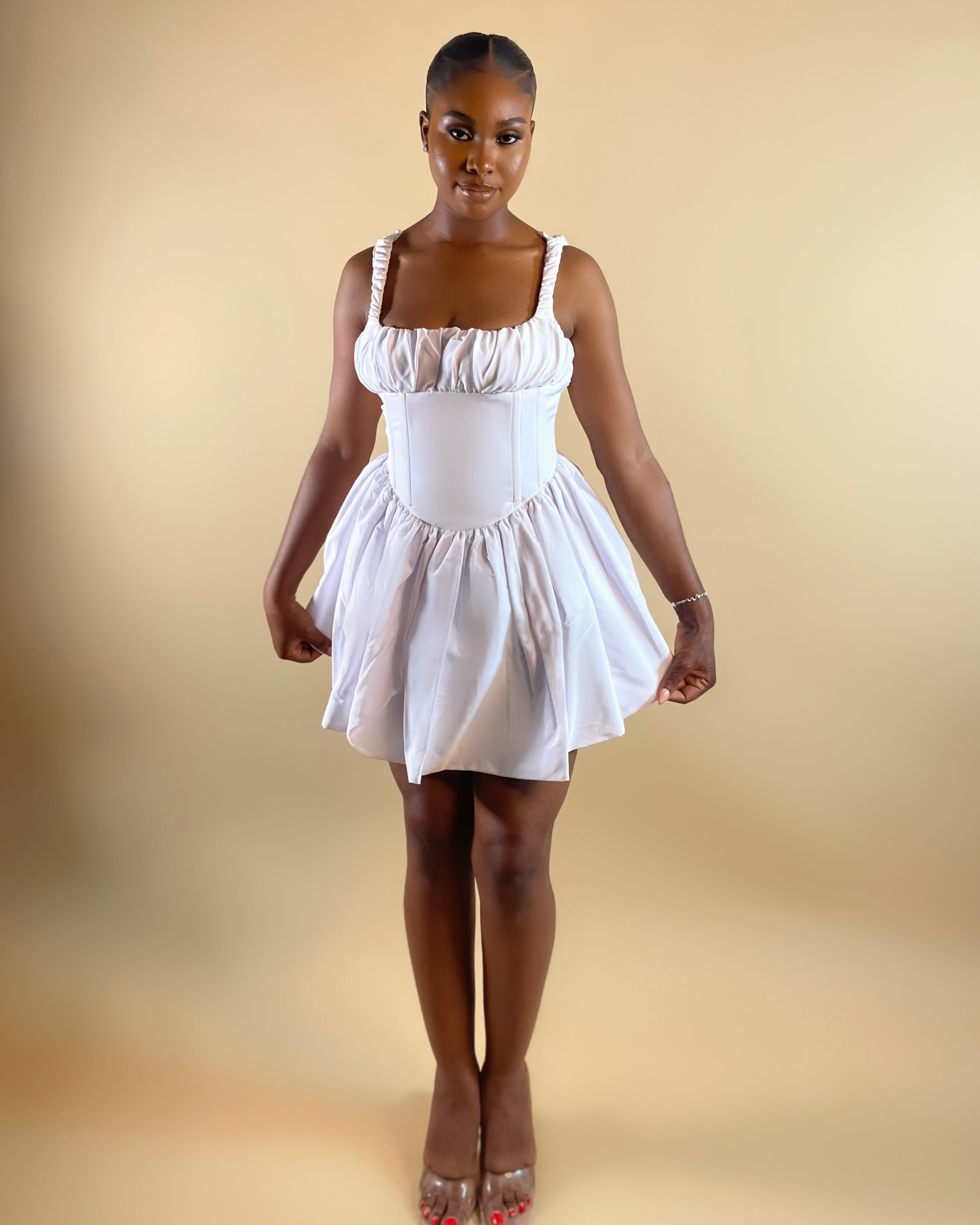 Joanna Mini Dress (Crepe)