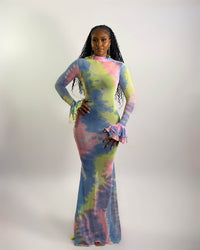 Seye Dress (Pastel Tie-Dye)