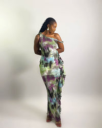 Solana Dress (Forest Mirage)