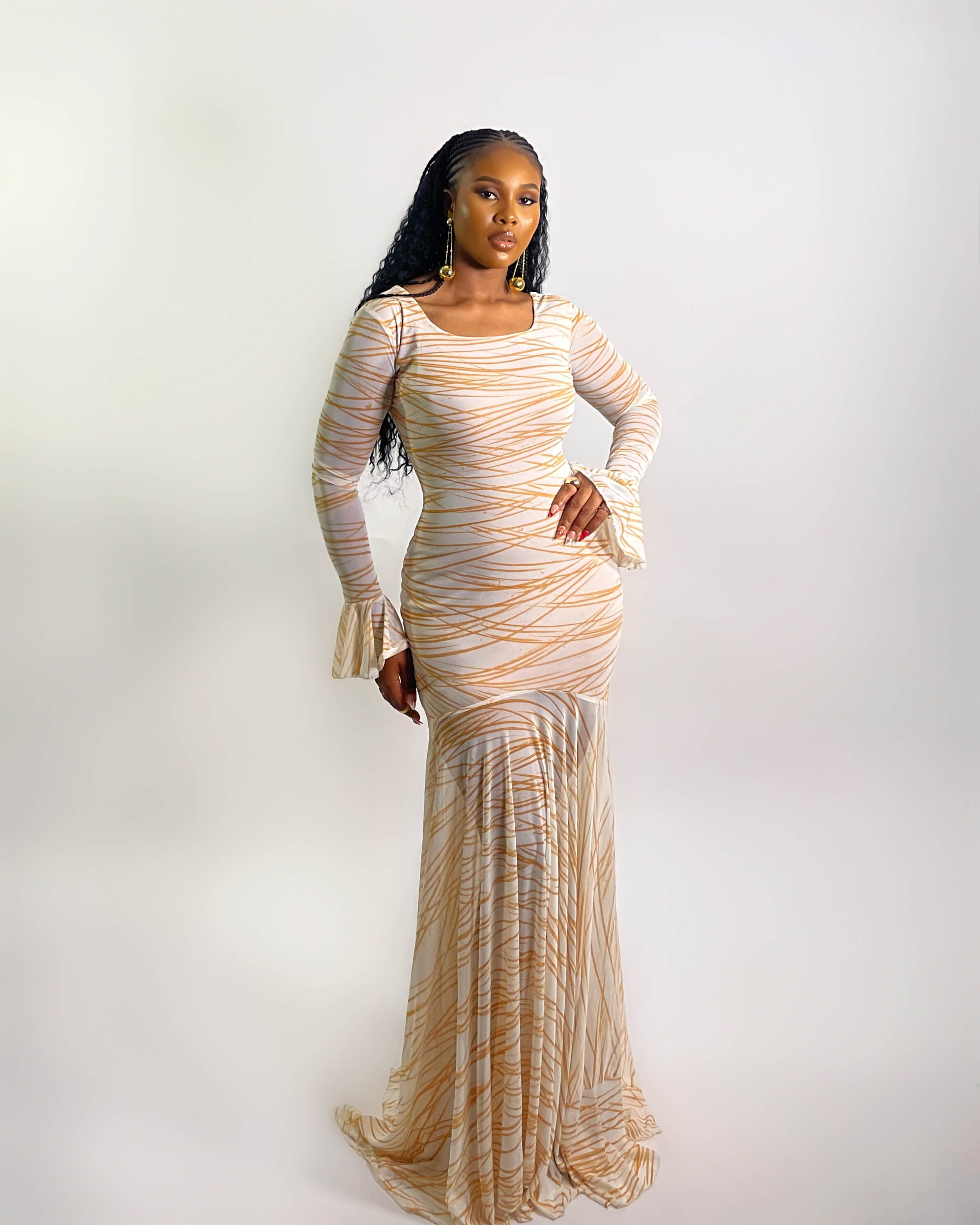 Leina Dress (Golden Whirl)