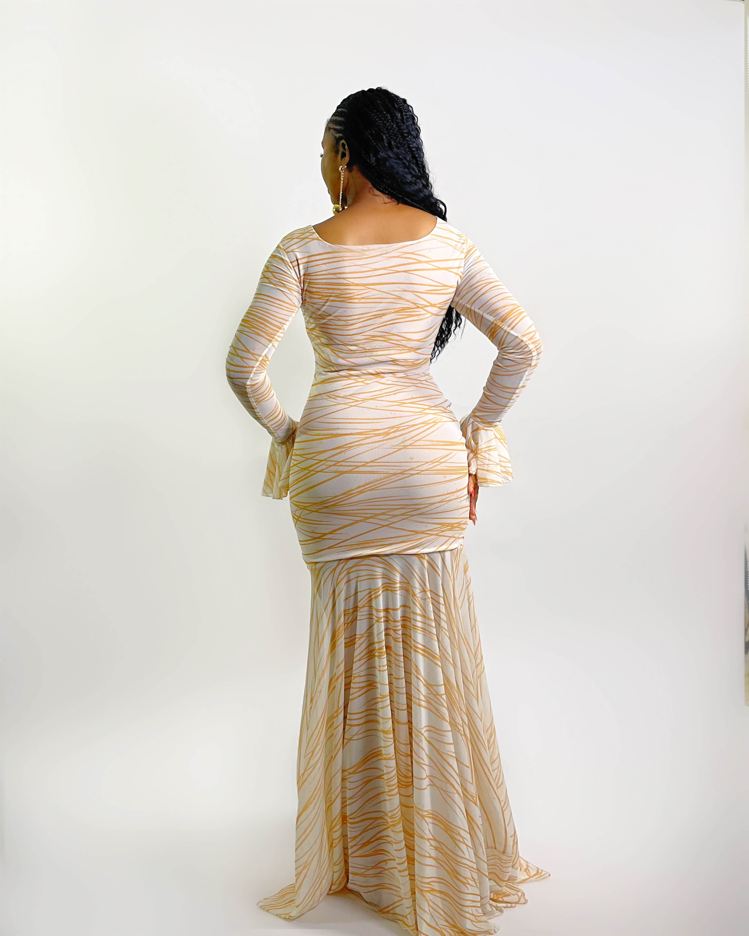 Leina Dress (Golden Whirl)