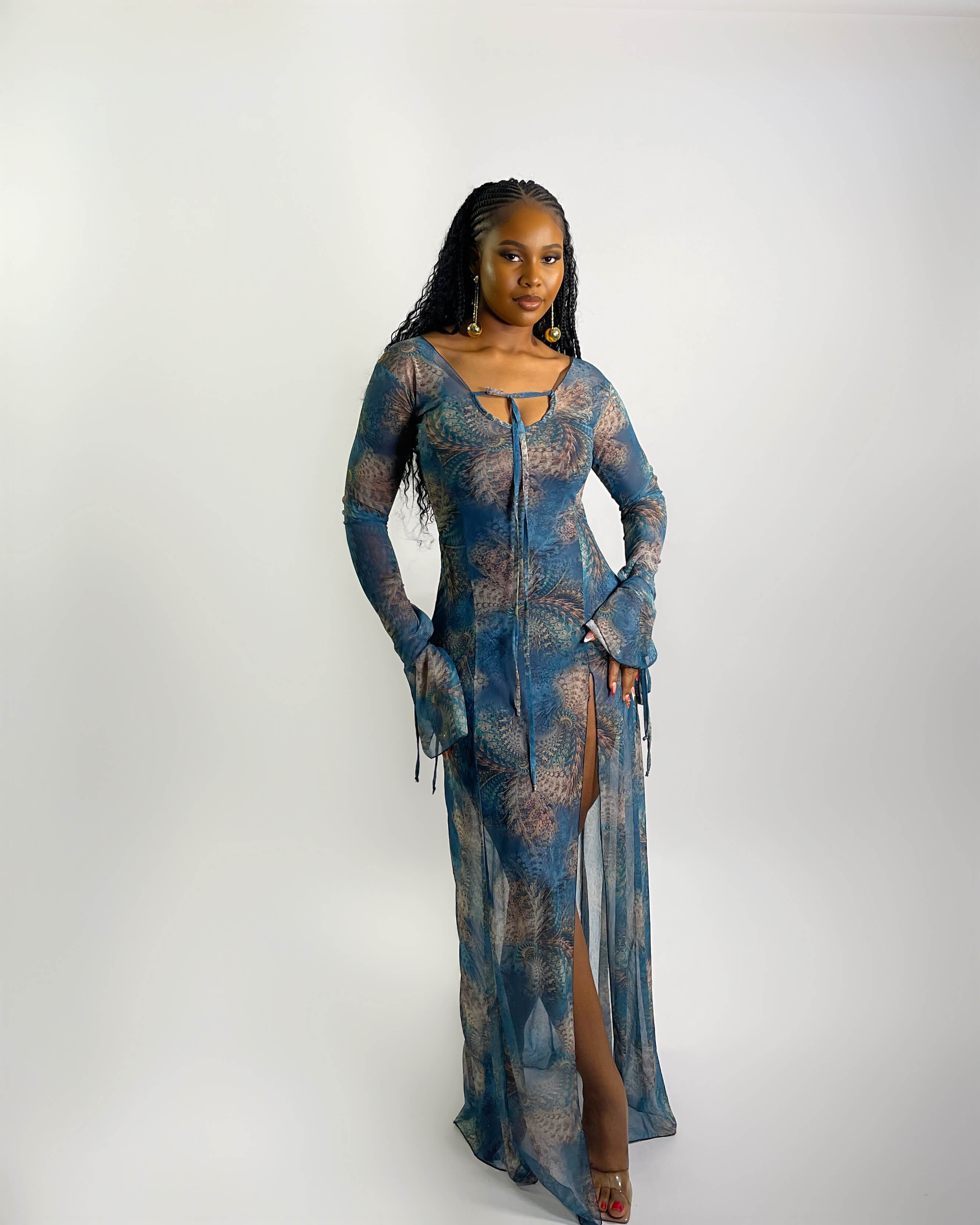Paloma Dress (Ocean Mirage)