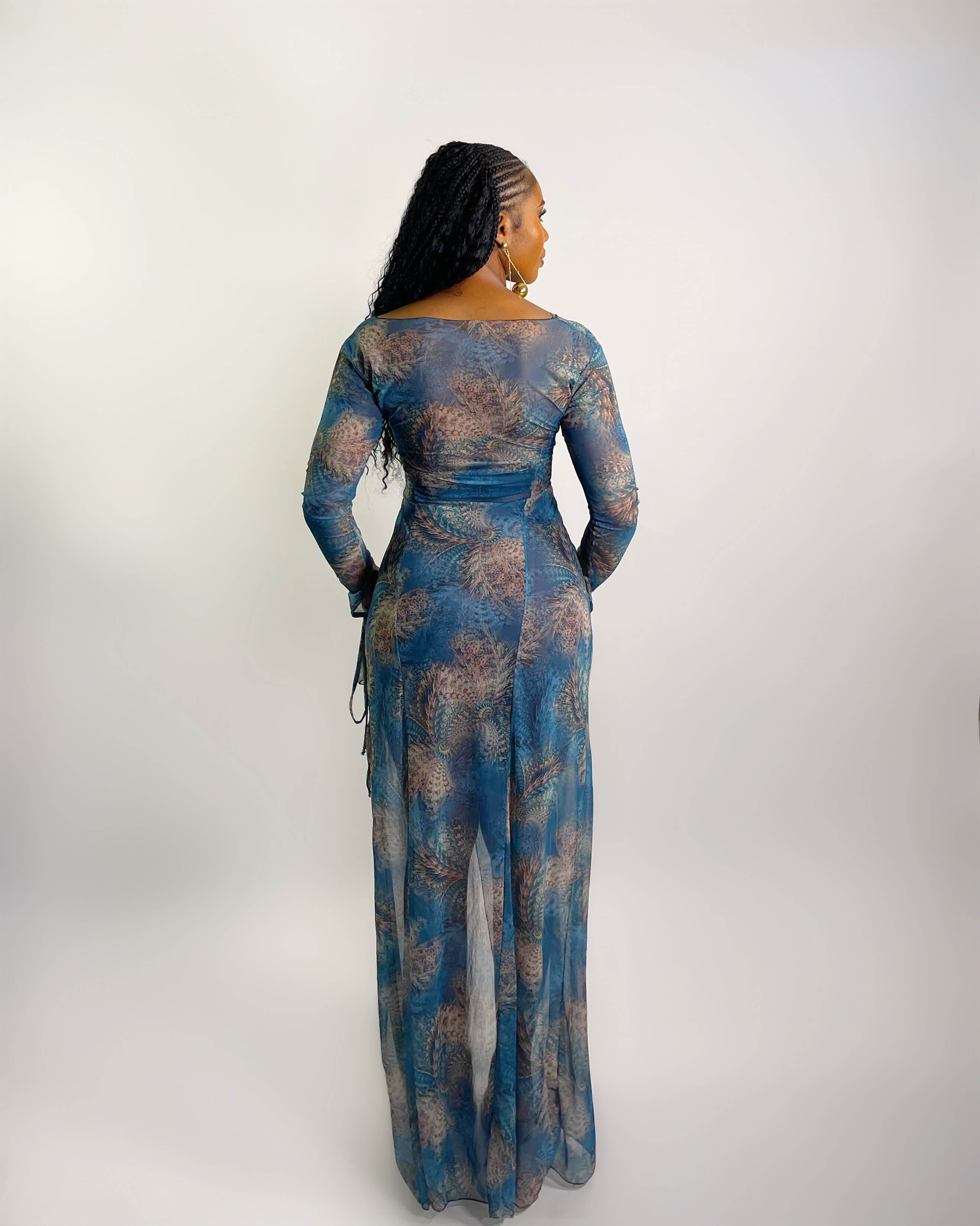 Paloma Dress (Ocean Mirage)