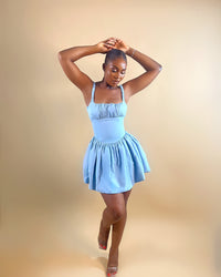 Joanna Mini Dress (Crepe)