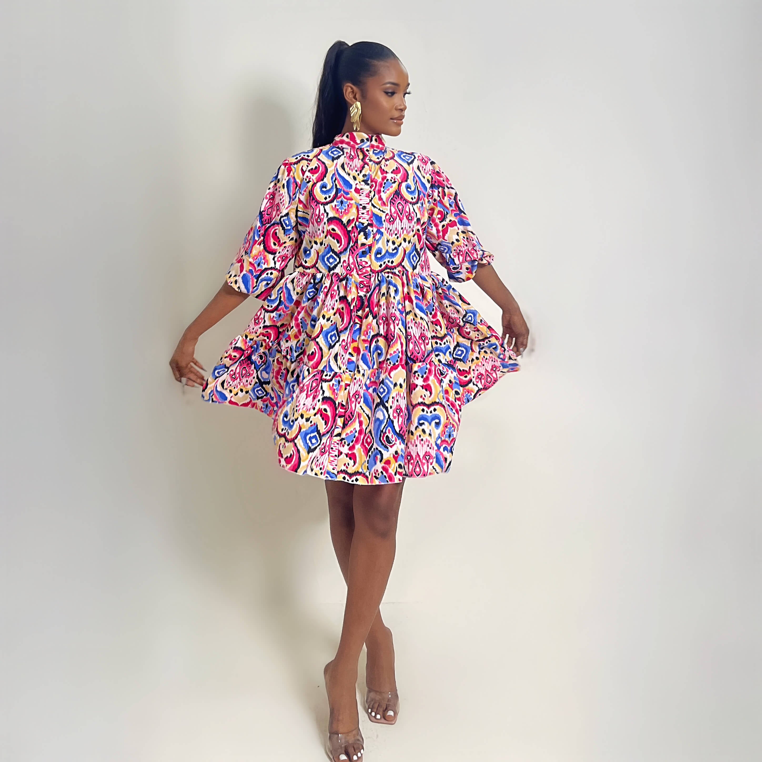 Peru Mini Dress (Bohemian Bloom)