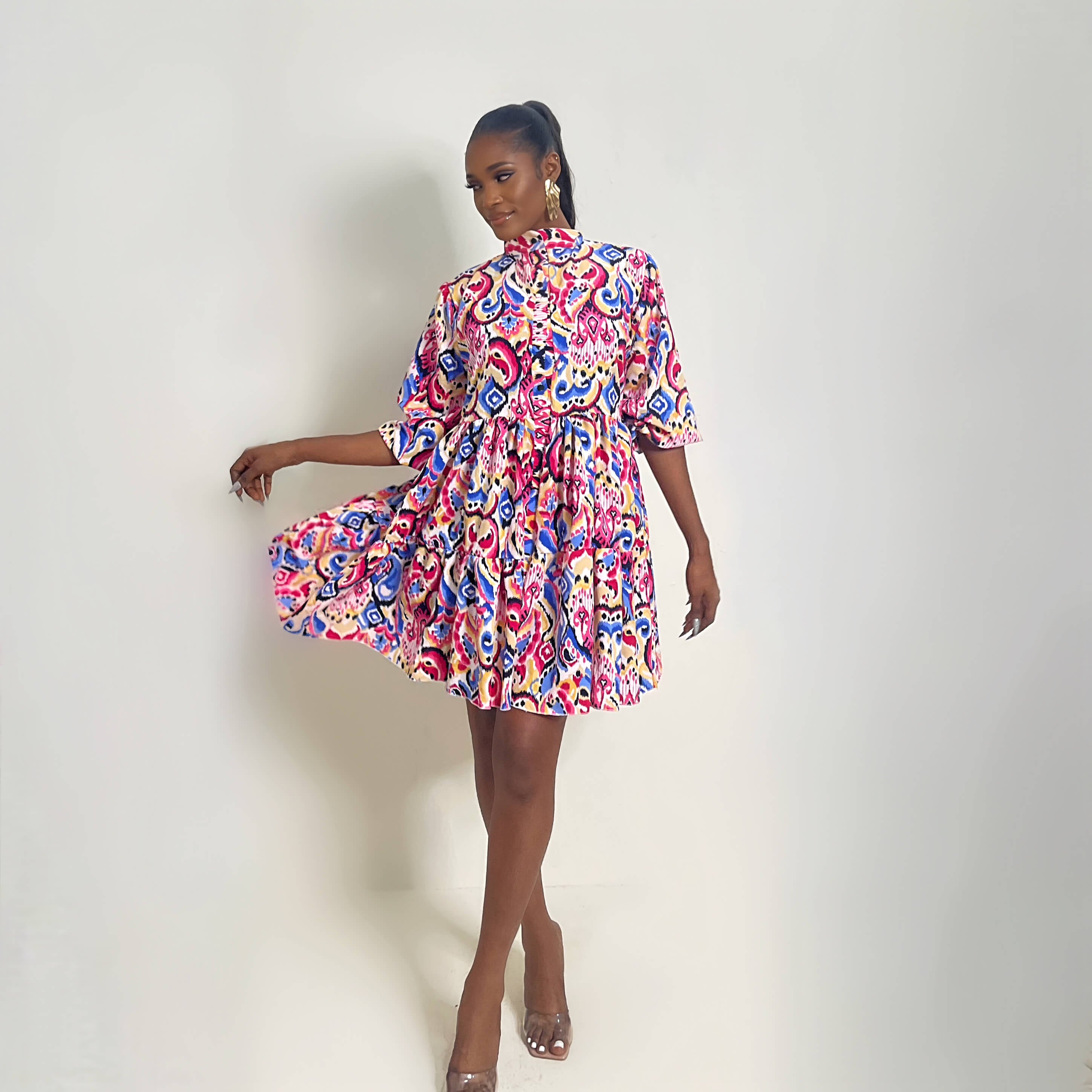 Peru Mini Dress (Bohemian Bloom)