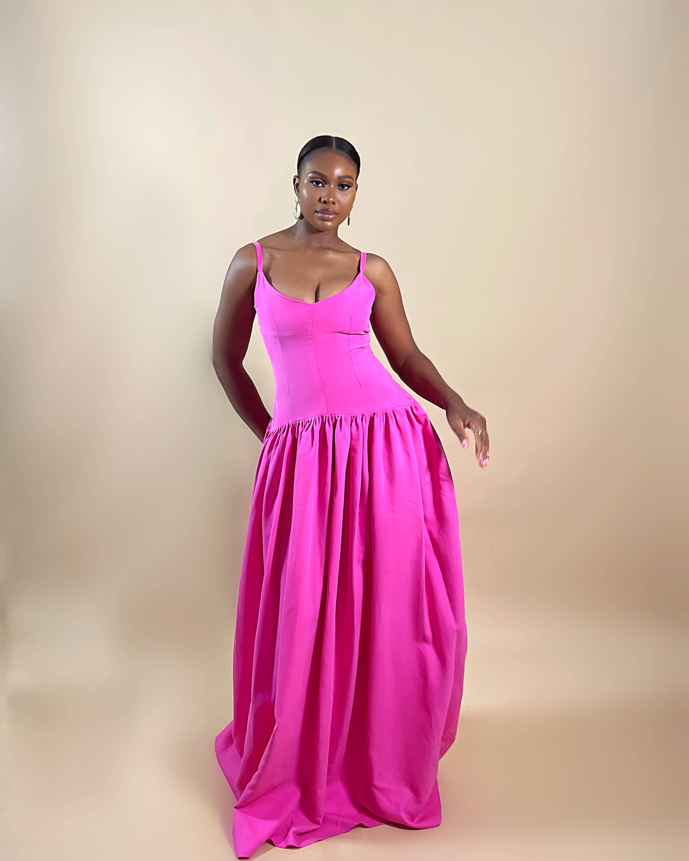 alexa maxi dress Alexa Maxi Dress (Made to Order) – The Rail Clothing Nigeria