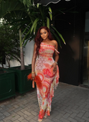 Solana Dress (Sunburst Geo)