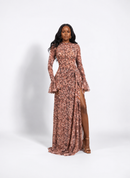 Riviera Dress (Rose Leopard)