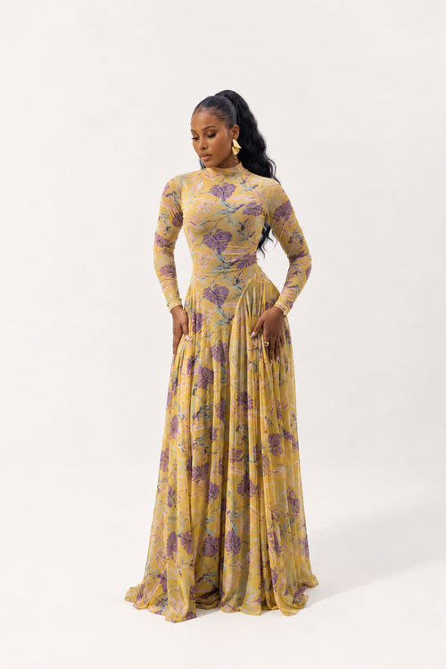 Ilaria Dress (Golden Orchid)