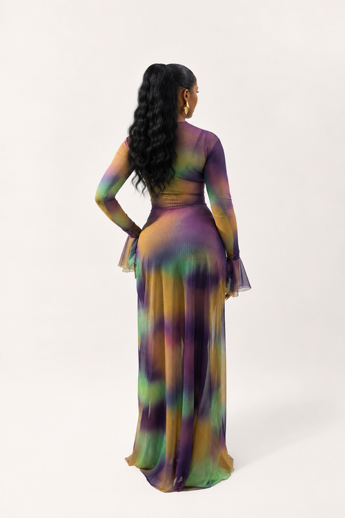 Riviera Dress (Prism Haze)