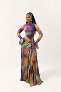 Riviera Dress (Prism Haze)