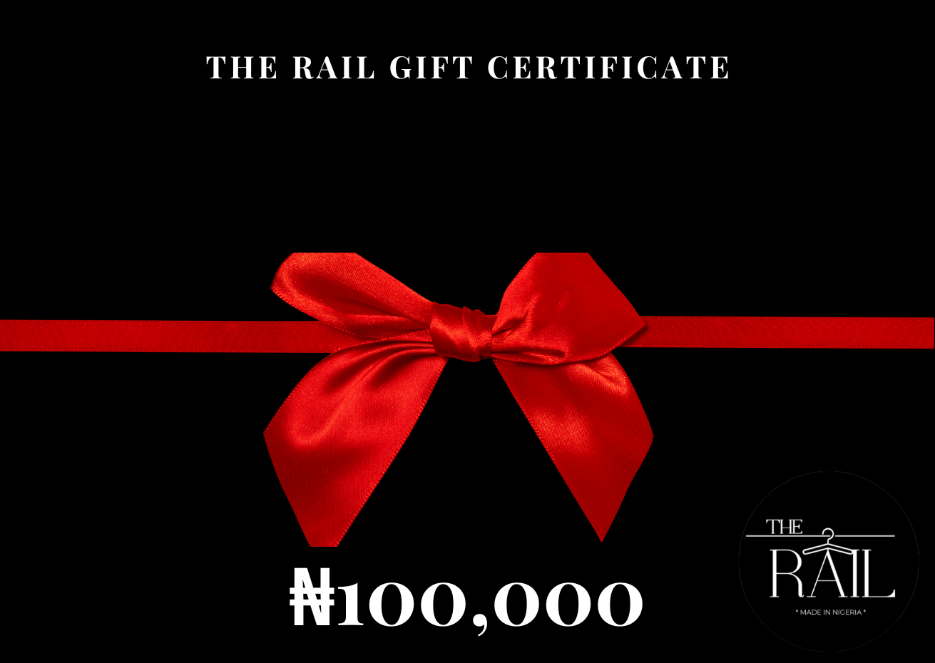 The Rail Clothing Gift Card
