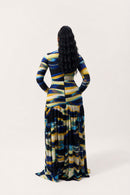 Nafisa Dress (Midnight Current)