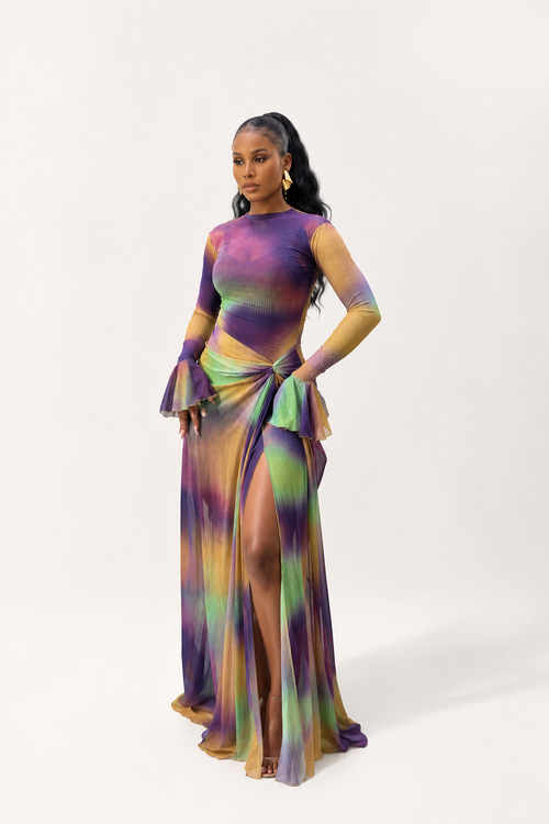 Riviera Dress (Prism Haze)