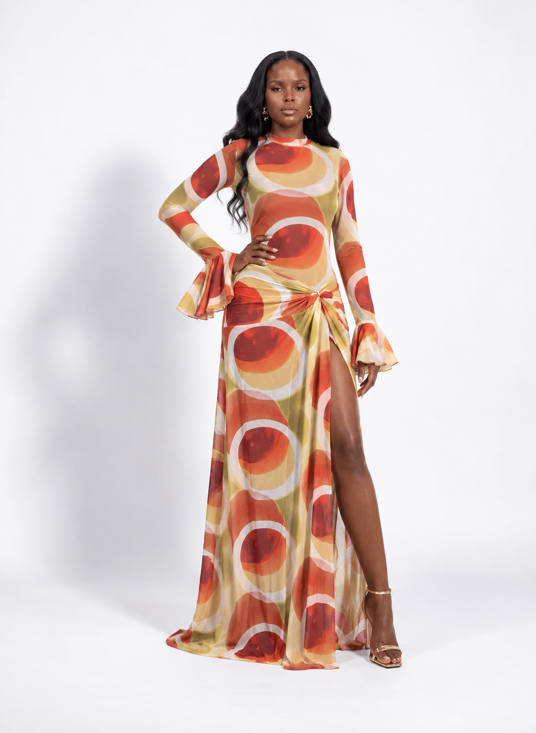 Riviera Dress (Retro Sunset)