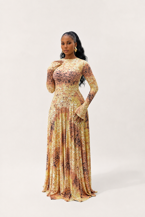Ilaria Dress (Golden Mirage)