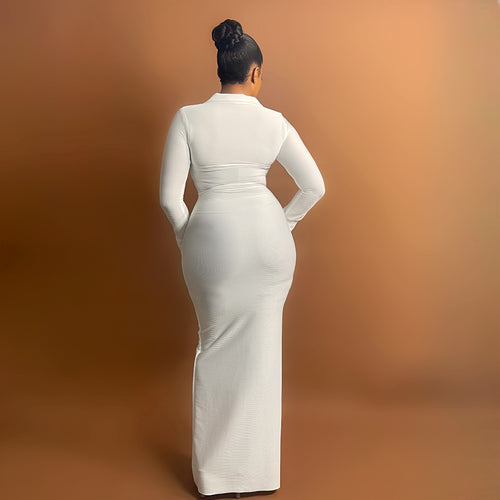 Isla Maxi Dress (White)