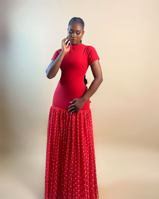 Tali Maxi Dress (Red)