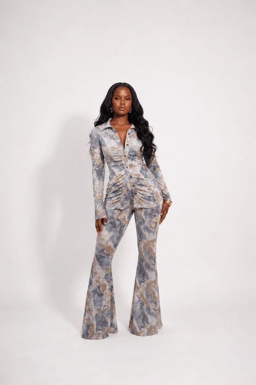 Barcelona Trouser Set (Stone Marble)