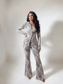 Barcelona Trouser Set (Stone Marble)