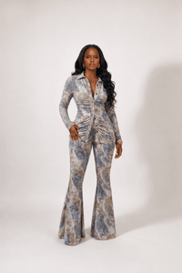 Barcelona Trouser Set (Stone Marble)