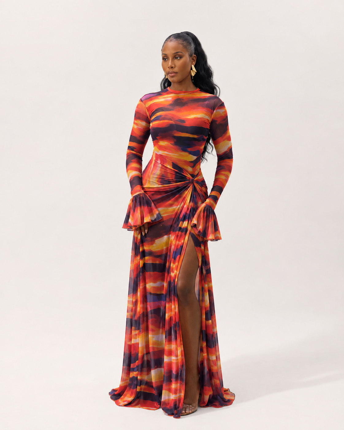 Riviera Dress (Ember Mirage)