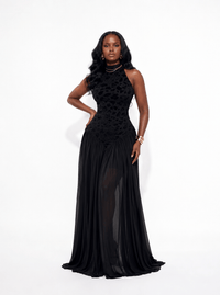 Elara Maxi Dress (Black)