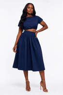 Evelyn Midi Skirt Set (Made To Order)