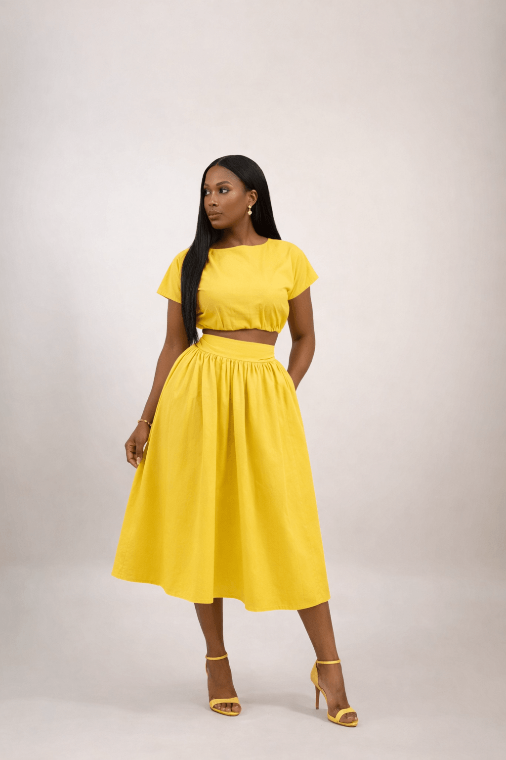Evelyn Midi Skirt Set (Made To Order)
