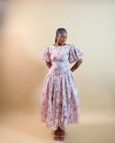 Soraya Lace Dress (Rose Blush)