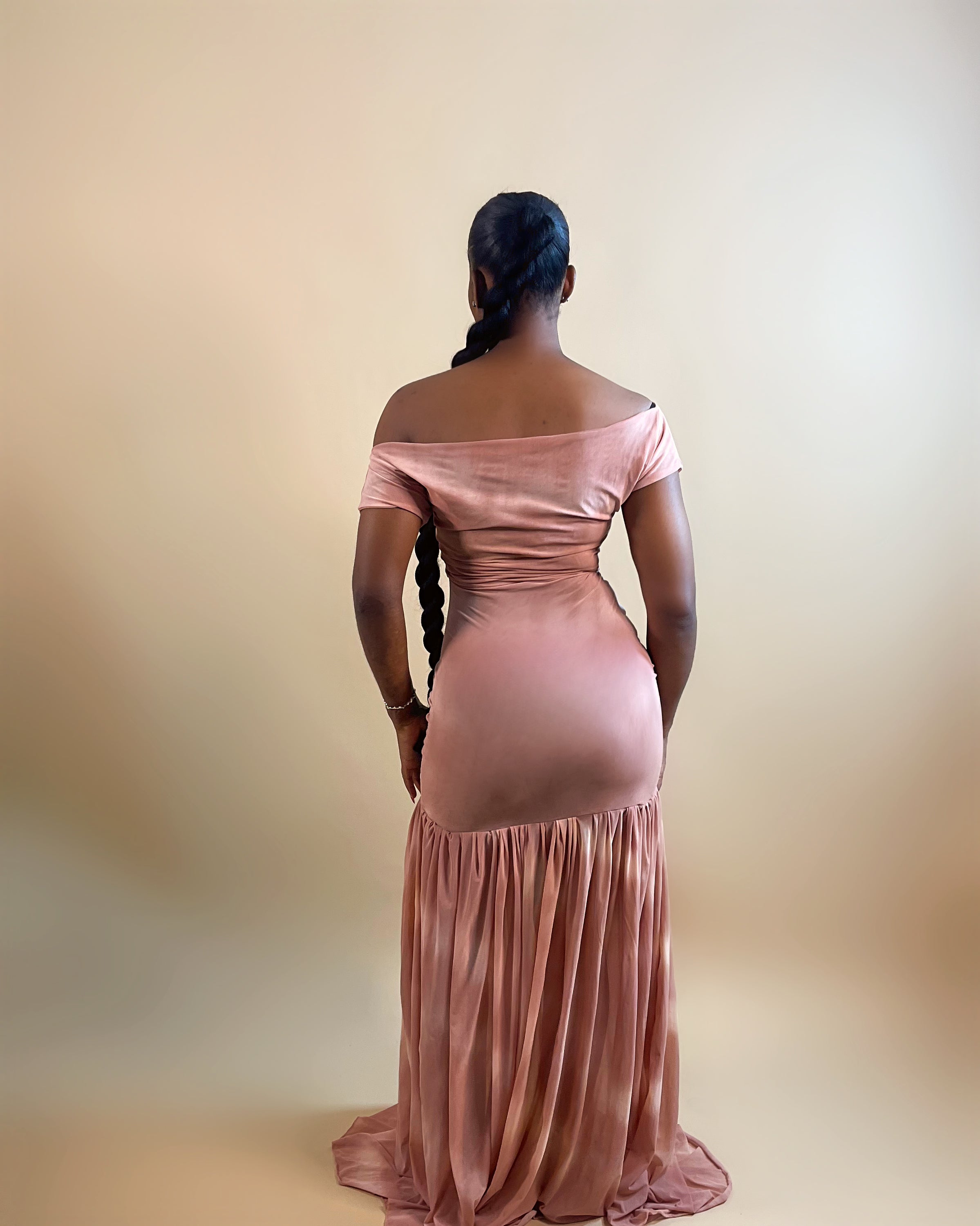 Vienna Maxi Dress (Blush)