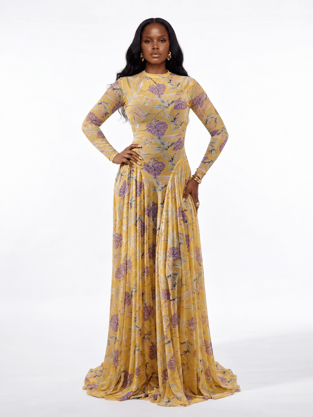 Ilaria Dress (Golden Orchid)