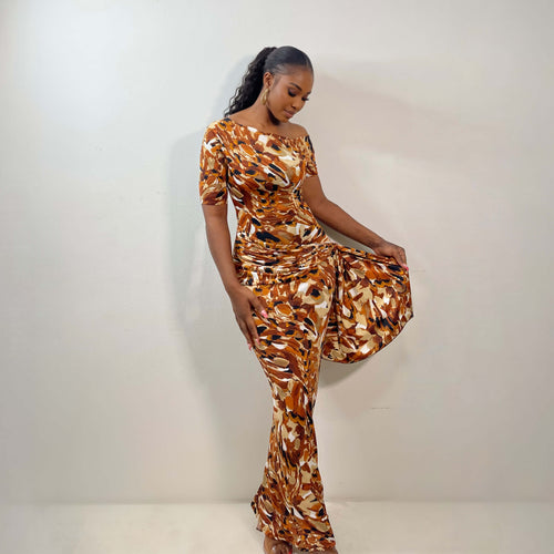 Faridah Maxi Dress (Golden Ember)