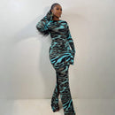 Raya Dress (Aqua Mirage)