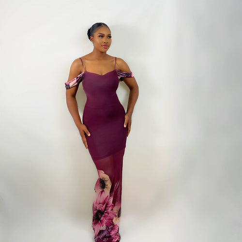 Pepper Dem Dress (Plum Blossom)