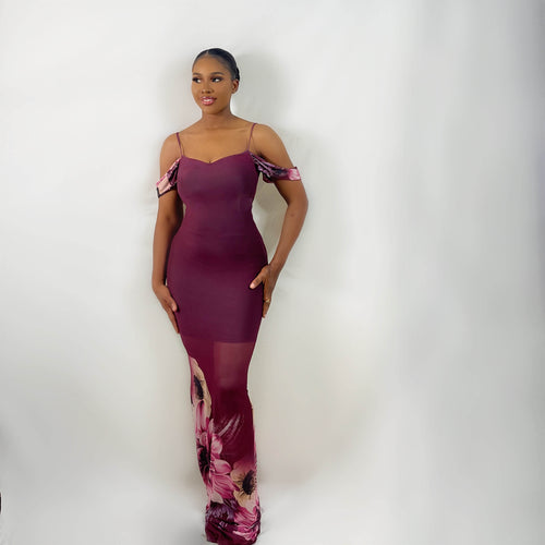 Pepper Dem Dress (Plum Blossom)