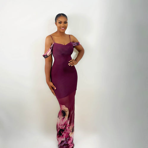 Pepper Dem Dress (Plum Blossom)
