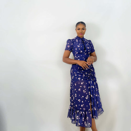 Twyla Dress (Blue Blossom)