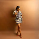 Omotade Skirt Set (Spice Dot)