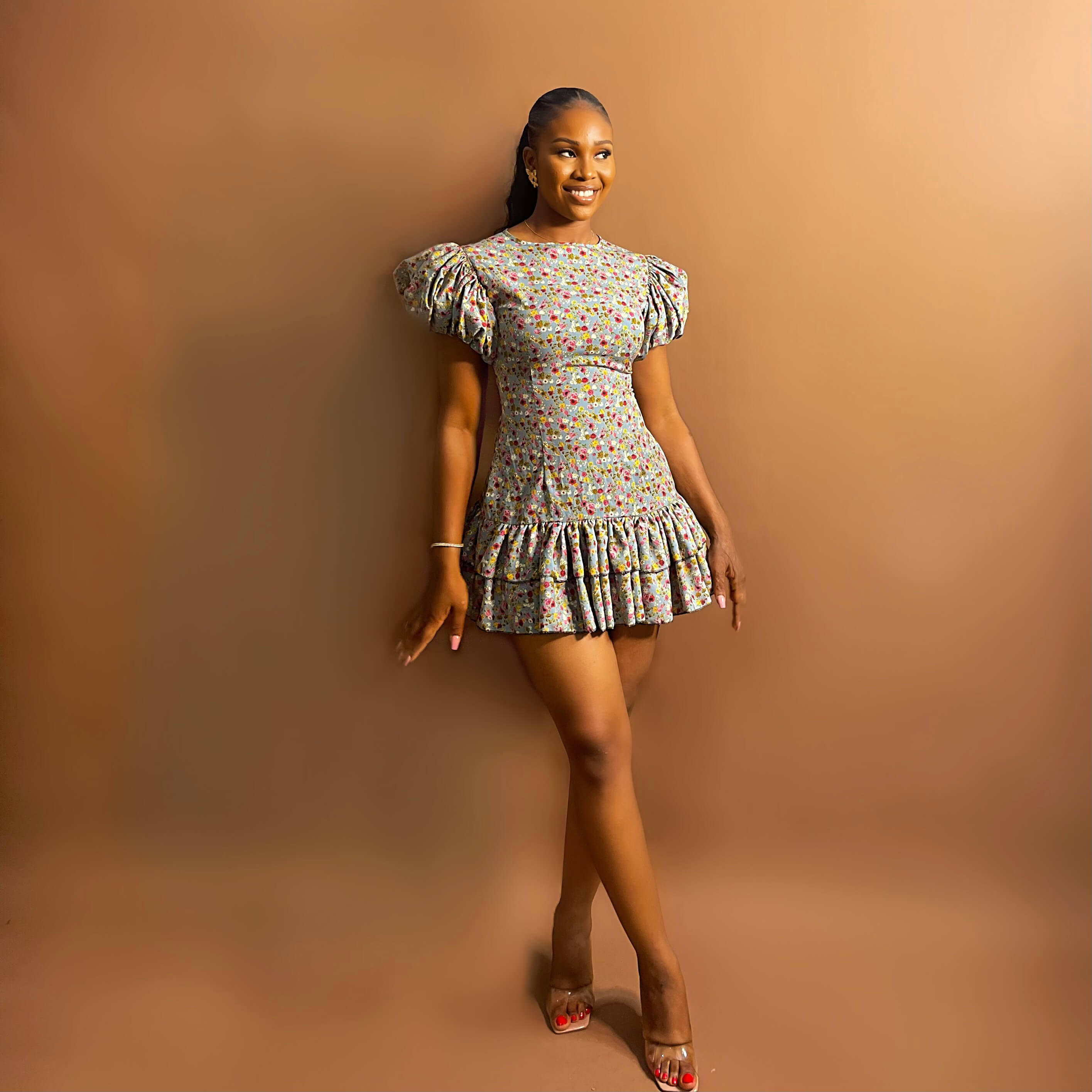 Amalfi Mini Dress (Blossom Charm)