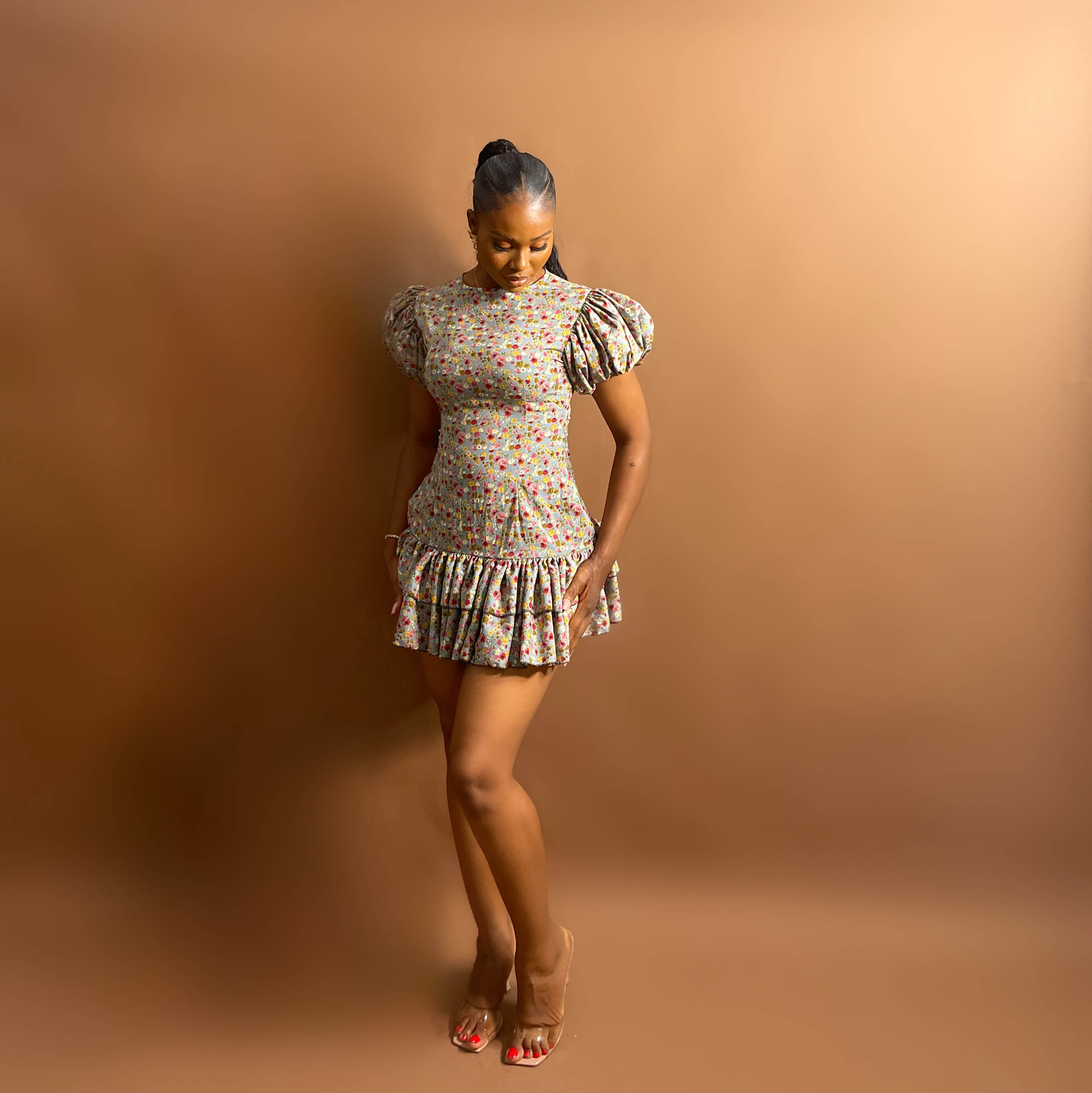 Amalfi Mini Dress (Blossom Charm)